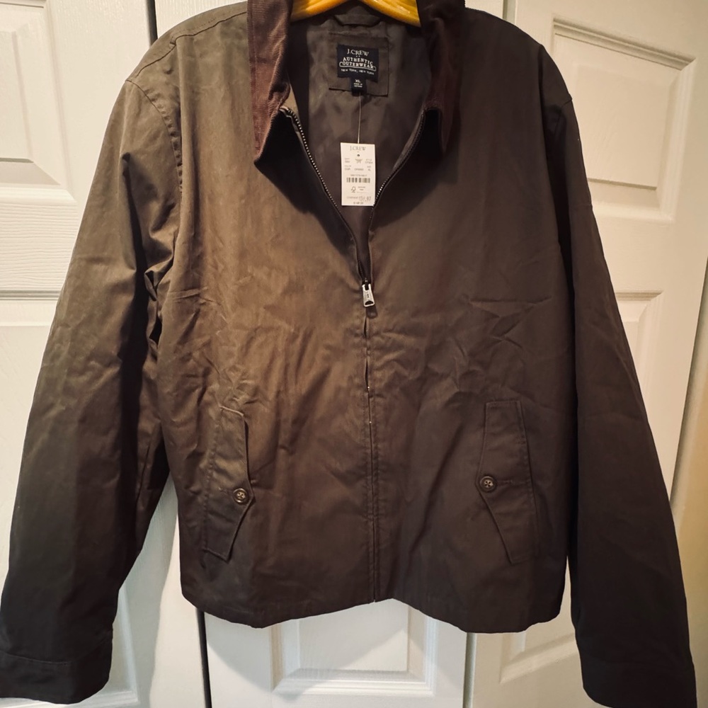 J. Crew Brown Corduroy Collar Jacket Men XL